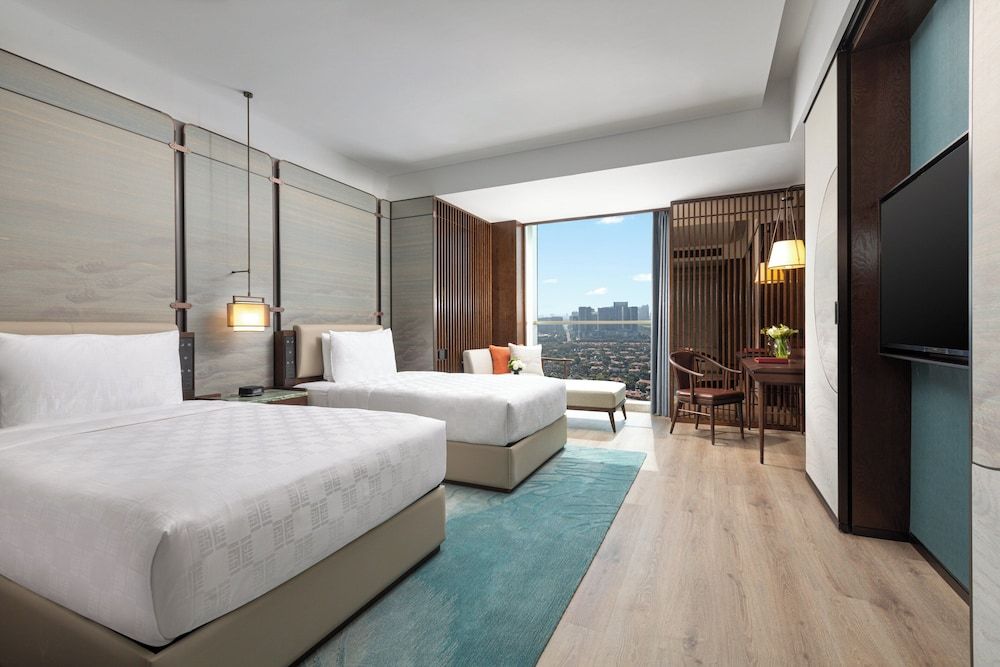 Standard Room, 2 Double Beds, Club Lounge Access