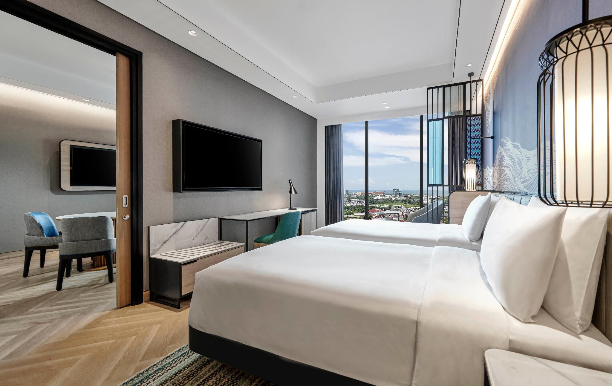 2 Twin Beds Suite With 1 Sofa Bed