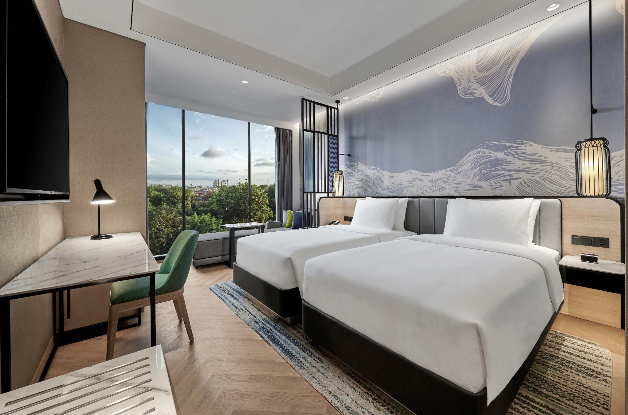 Hyatt Place Makassar 2 Twin Beds City View With 1 Sofa Bed