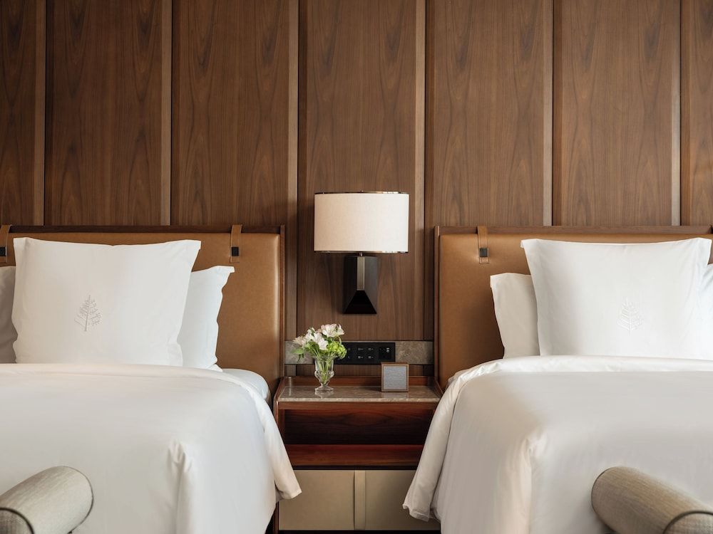 Four Seasons Hotel Dalian Club Room, 2 Twin Beds, Ocean View