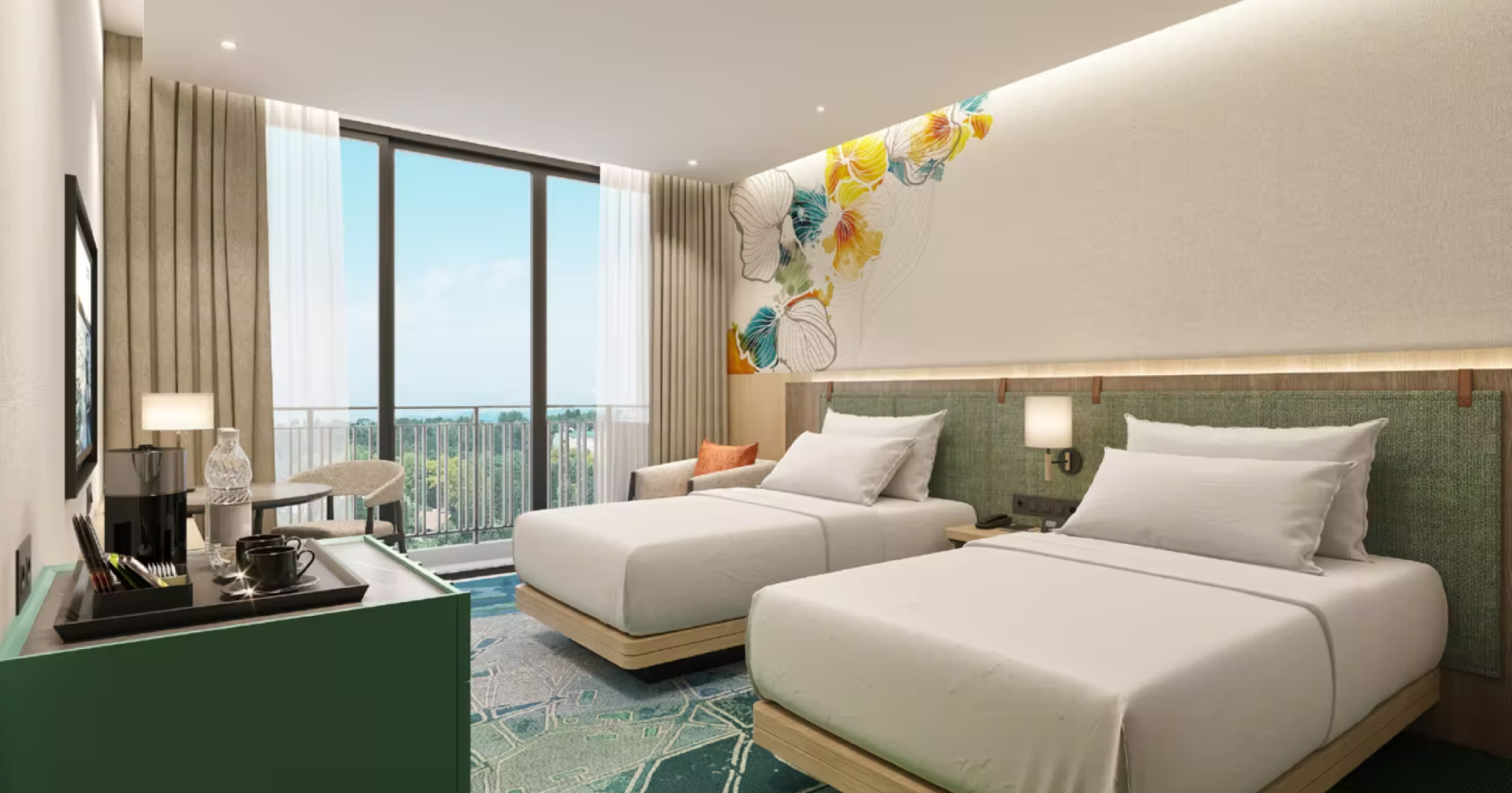 2 Twin Premium with Terrace Access