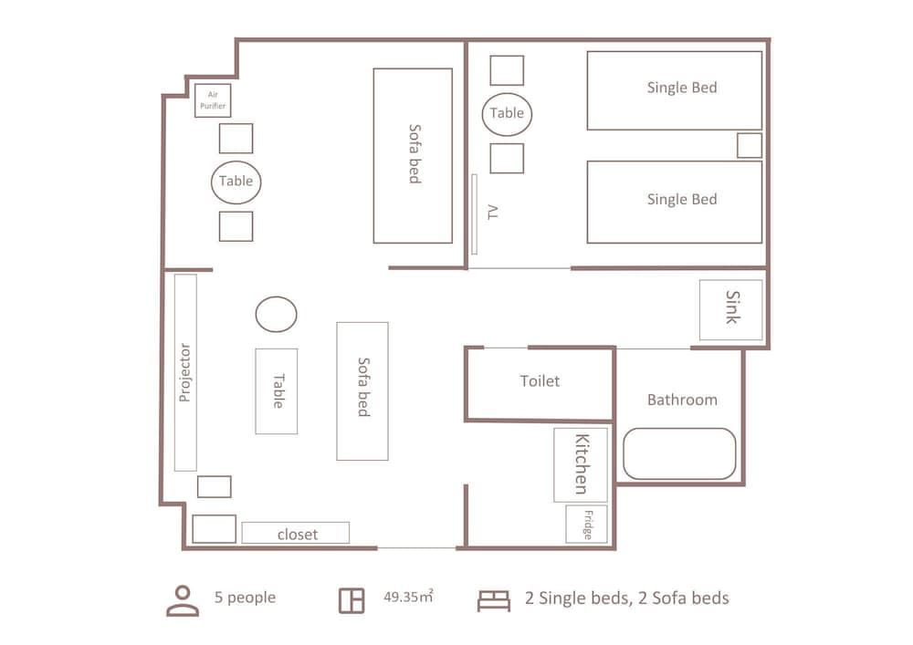 ES CON FIELD HOKKAIDO HOTEL Kitahiroshima Station Standard Floor - Family ES CON FIELD View 9