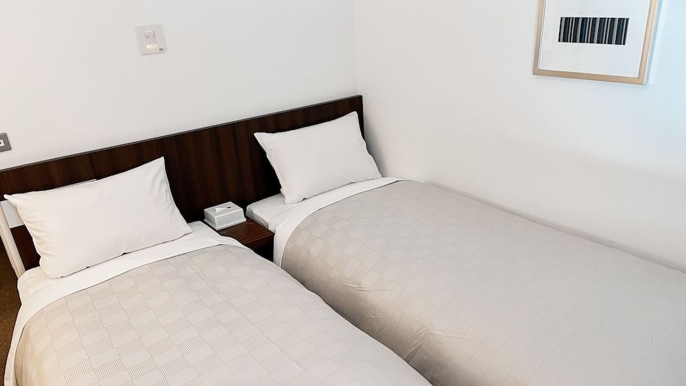 [Free CurryRice&Salad] [Manga Library w/11000 books] Compact Twin Room,Non Smoking