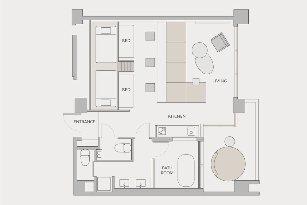 Studio with Jacuzzi, Non Smoking