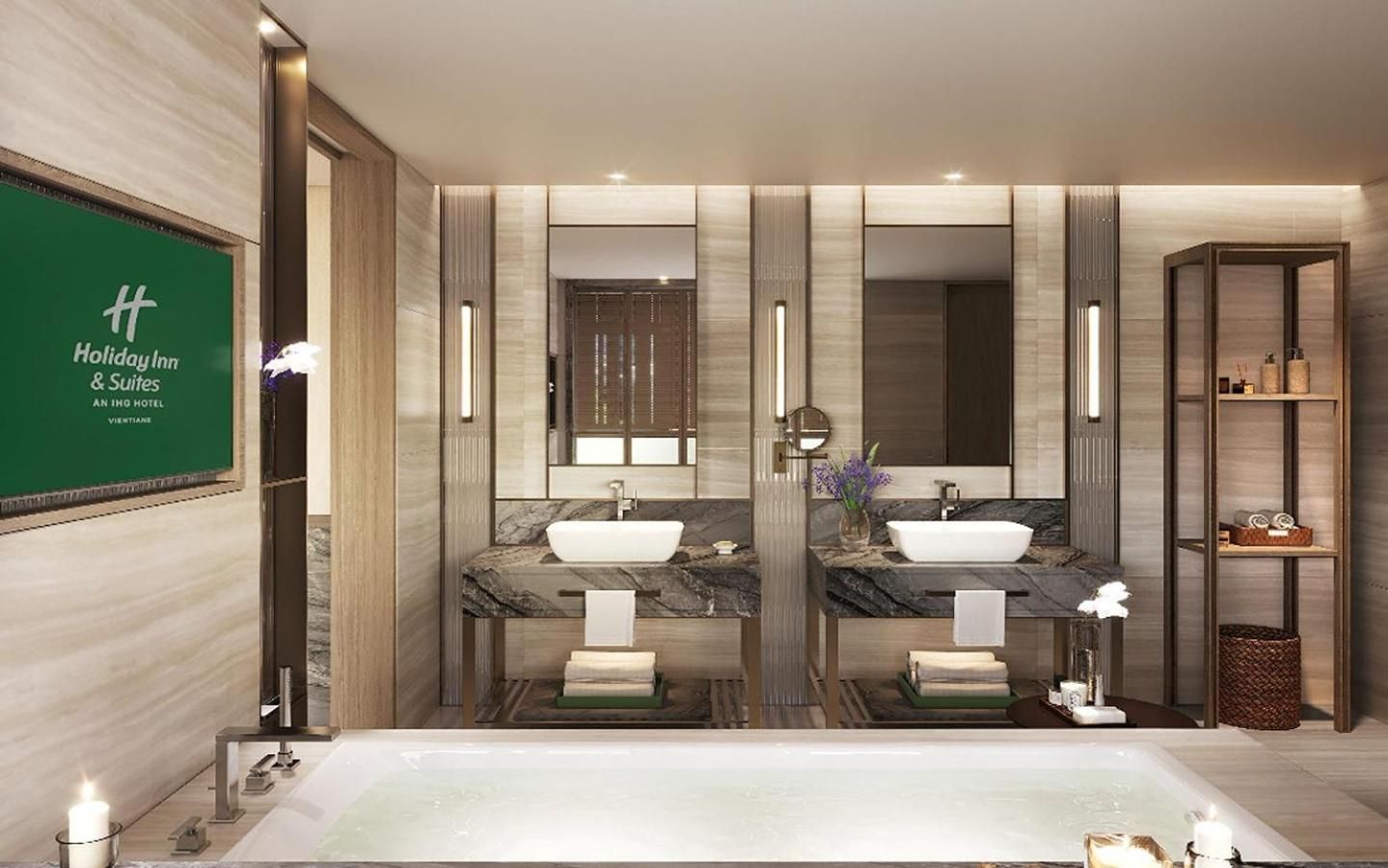 1 Bedroom Suite Mekong View High Floor Kitchenette