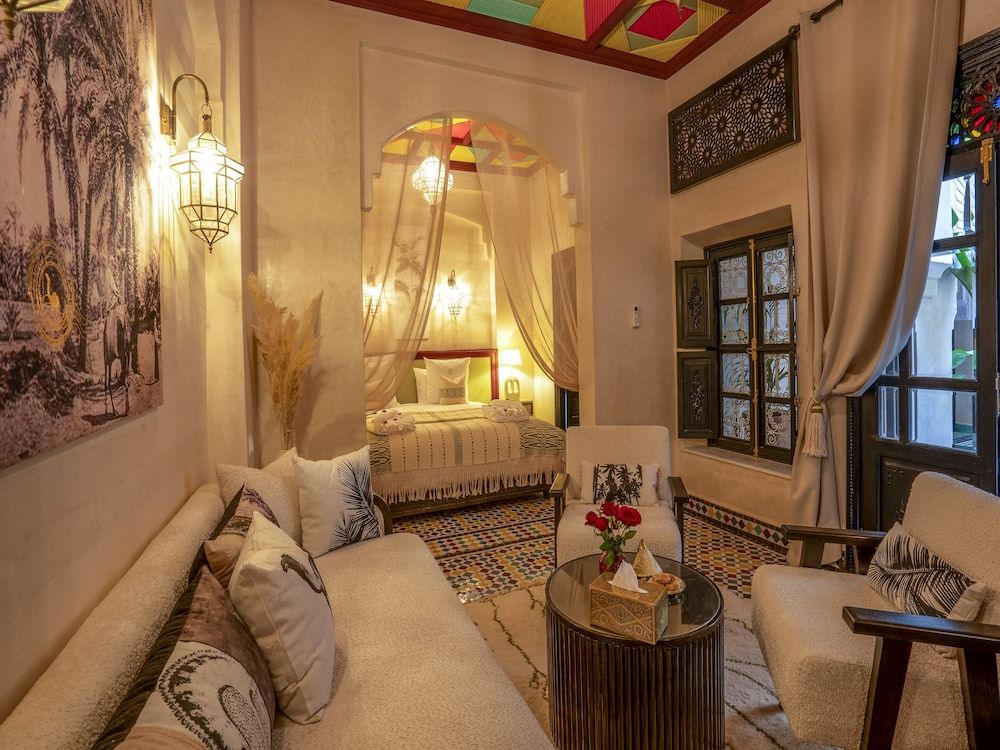 Riad Almisk Superior Triple Room, Ensuite, Courtyard View 21