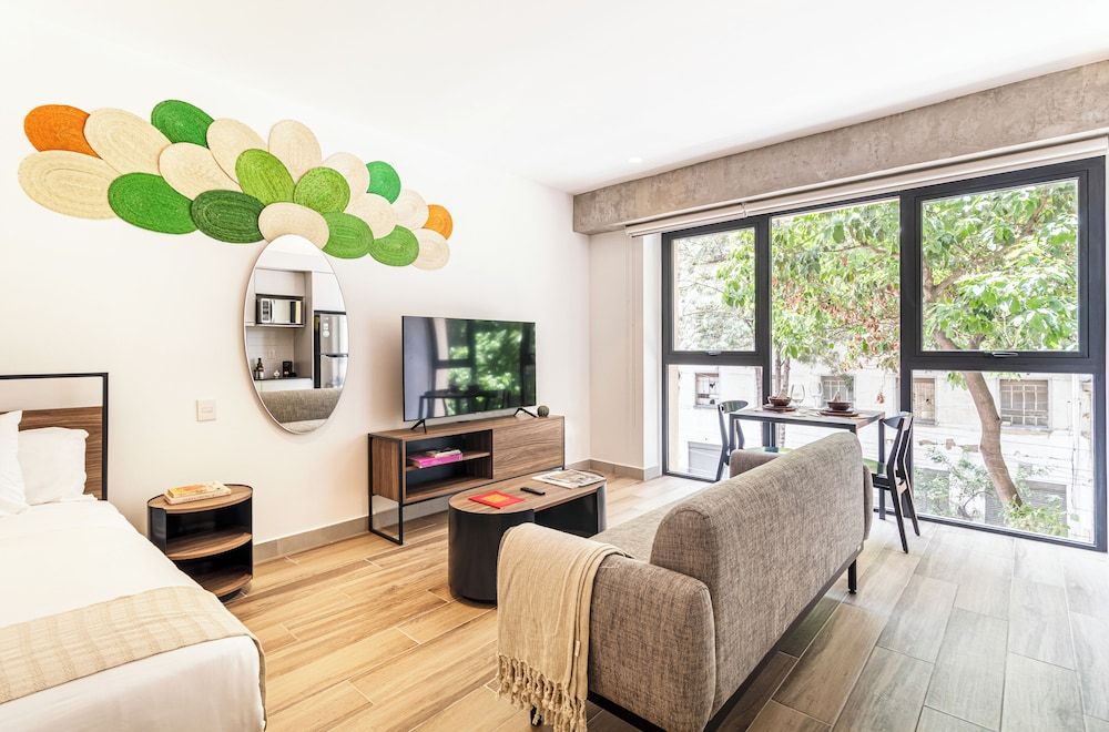 Kukun Reforma Downtown Deluxe Studio Apartment with Queen Bed 13