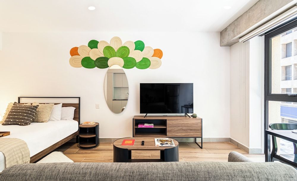 Kukun Reforma Downtown Deluxe Studio Apartment with Queen Bed 15