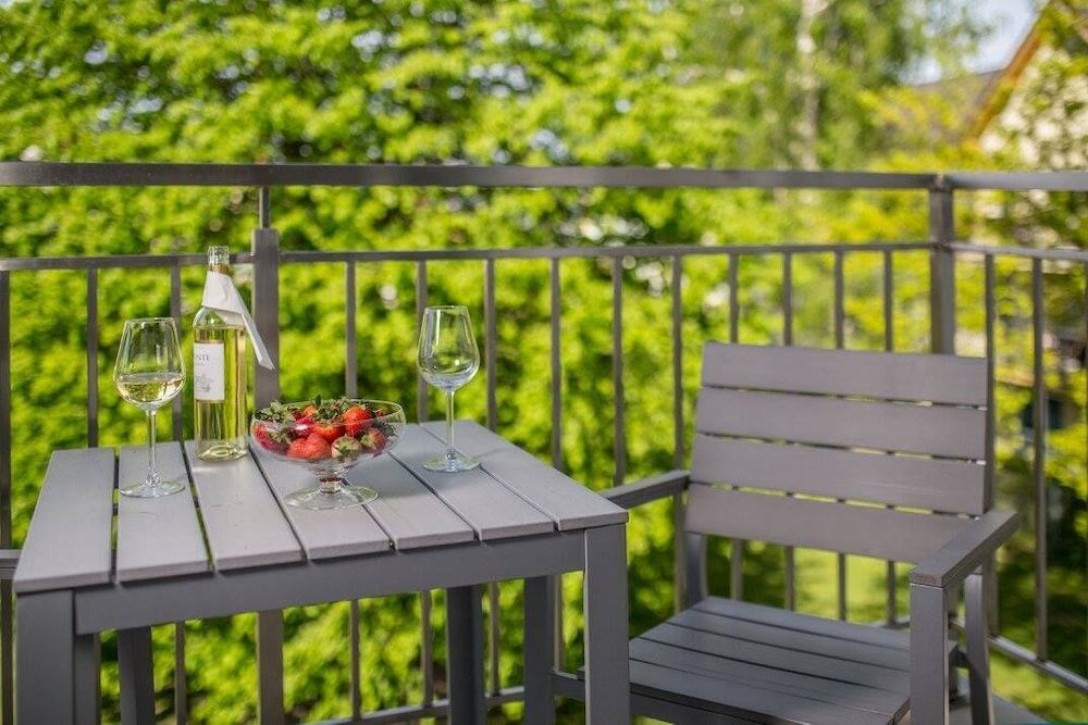 Villa Astra Baltica Room with king-size bed and balcony 11