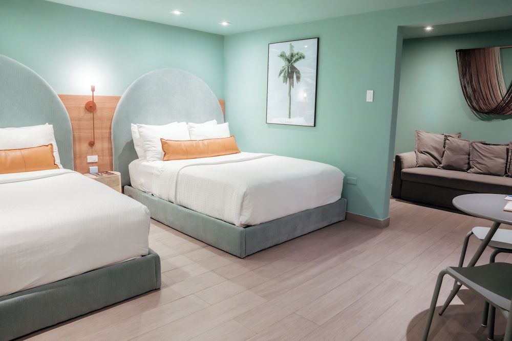 Double Room, 2 Queen Beds, Terrace