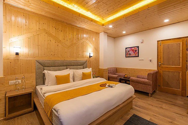 The Social Stays Manali (formerly ArtBuzz) Standard Double Room with Balcony and Valley View