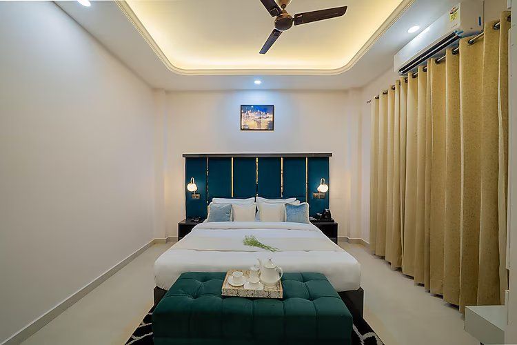 Studio apartment with living area and kitchenette