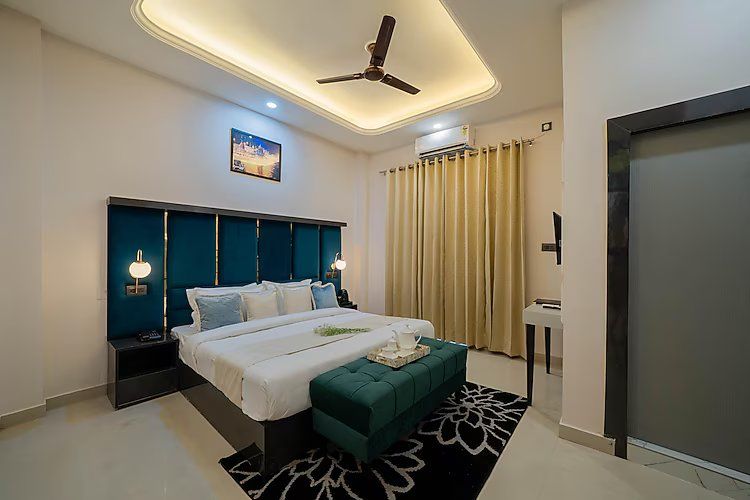 Studio apartment with living area and kitchenette