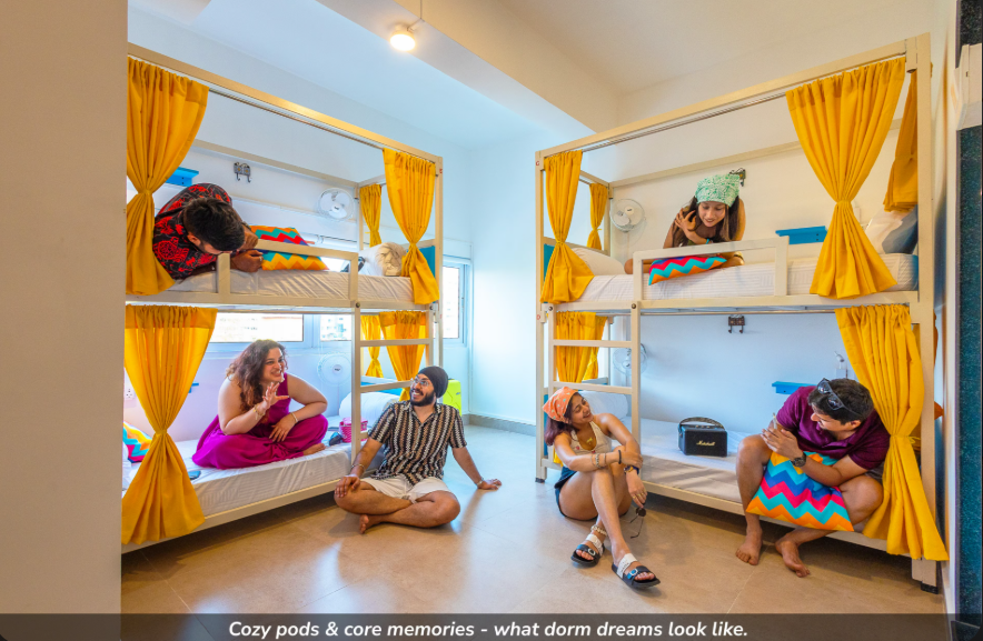 Bed in 6 Bed Mixed Only AC Dormitory Room with Ensuite Bathroom