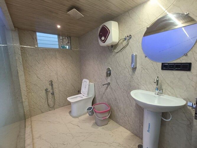 The Urban Escape (By Saubhagya Mangalam) Deluxe Pinewood Cottage King Bed with Bug Bed Forest View 5