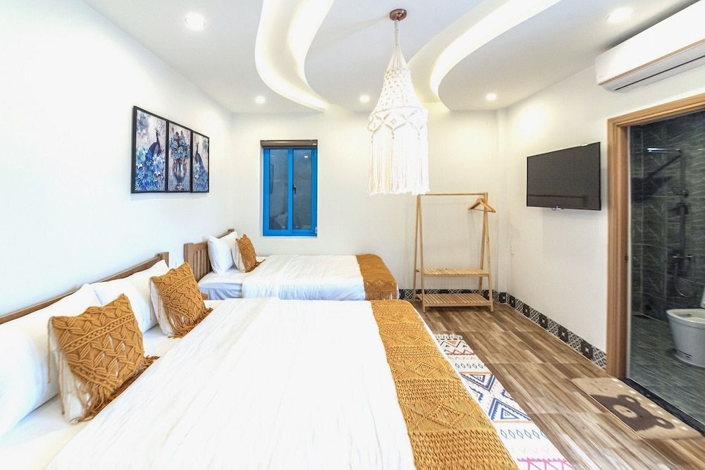 Hoi An Lazy Bear Hostel Deluxe Twin Room, 1 Bedroom, Garden View 5