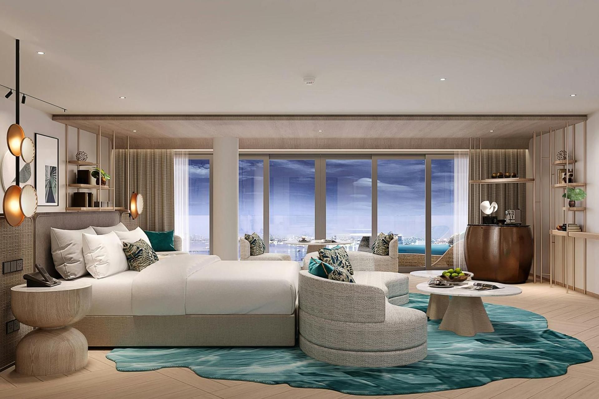 Sunset Suite, Suite, 1 King, Sea View, Balcony
