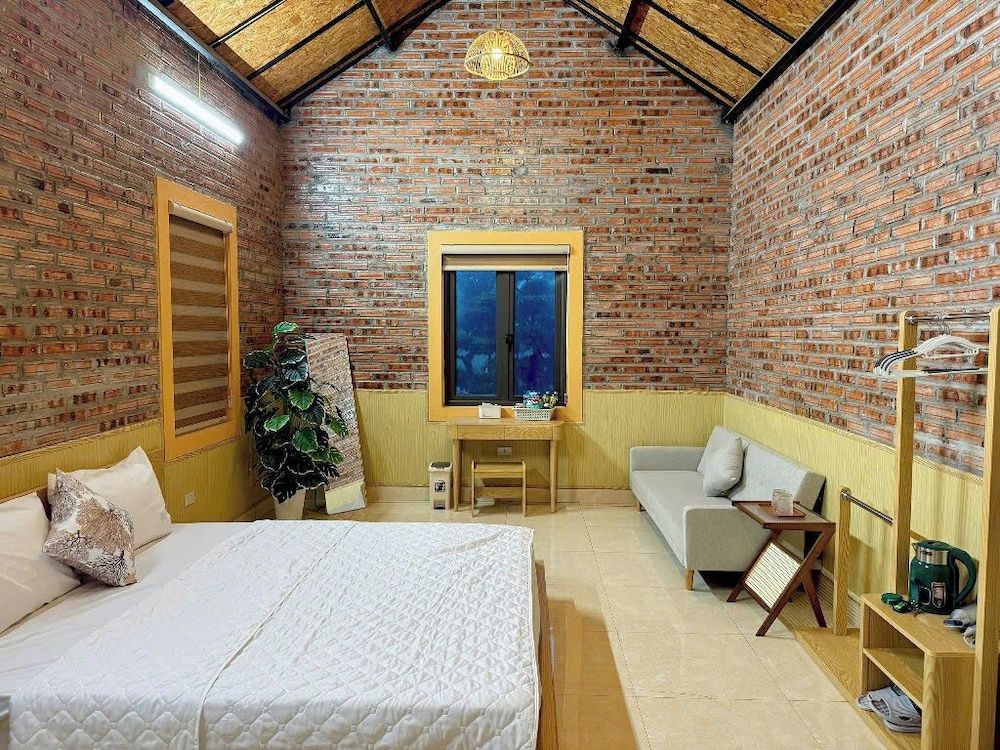 Sunset Garden Dorm Standard Triple Room, Courtyard View 12