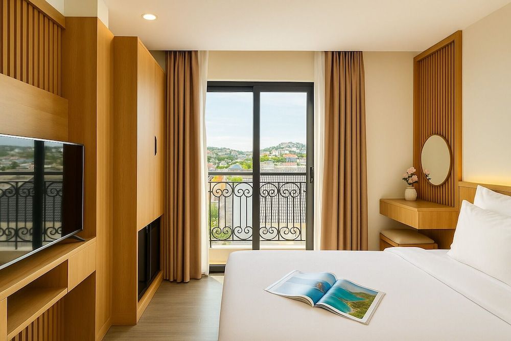 Amory Dalat Hotel Deluxe Double with Balcony 10