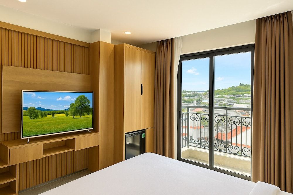 Amory Dalat Hotel Deluxe Double with Balcony 2