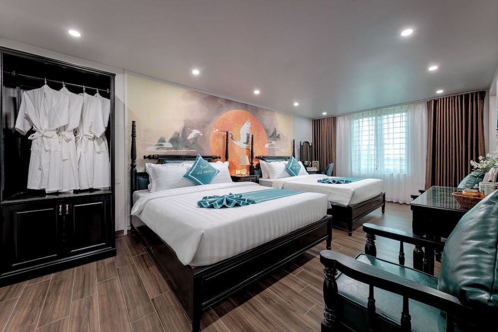 Vũ Hotel Deluxe Quadruple Room, Mountain View 4