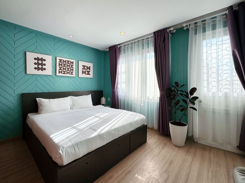 9Trip Stay in Dalat Center Residence Design House, 2 Bedrooms, Garden View