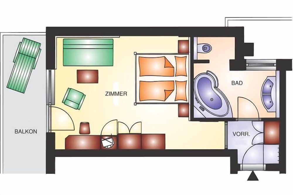 Romantic Doppelzimmer Kristall