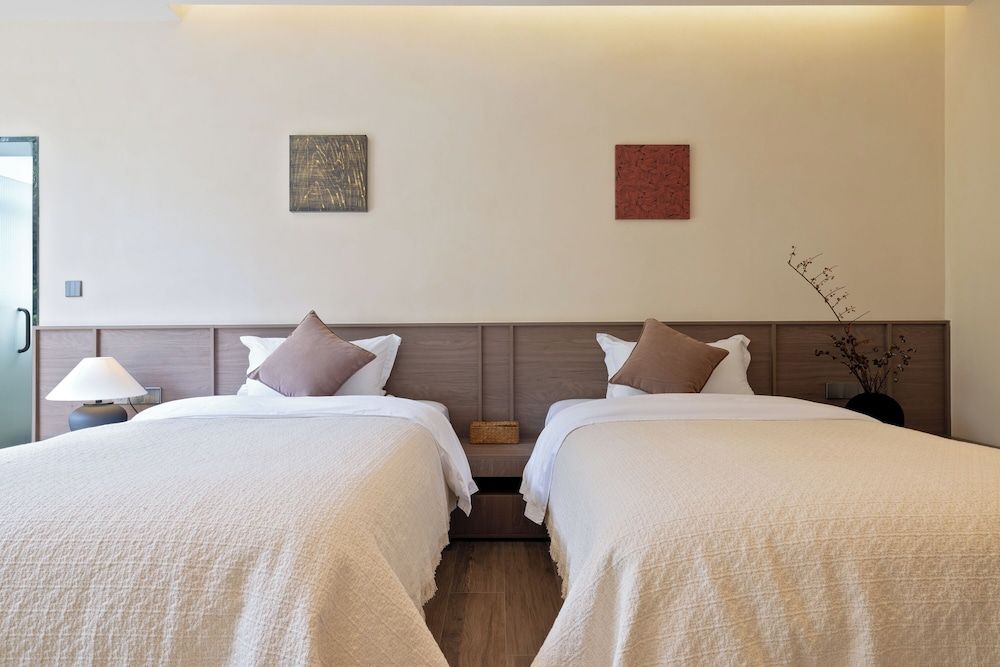 Xiyang Yishan Quiet Private Onsen Country Style Vacation Courtyard Elite Twin Room, Courtyard View 2