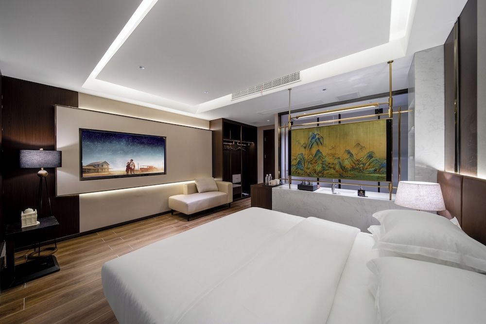 Chongqing Junsheng Cloud River View Basic Double Room, City View 2