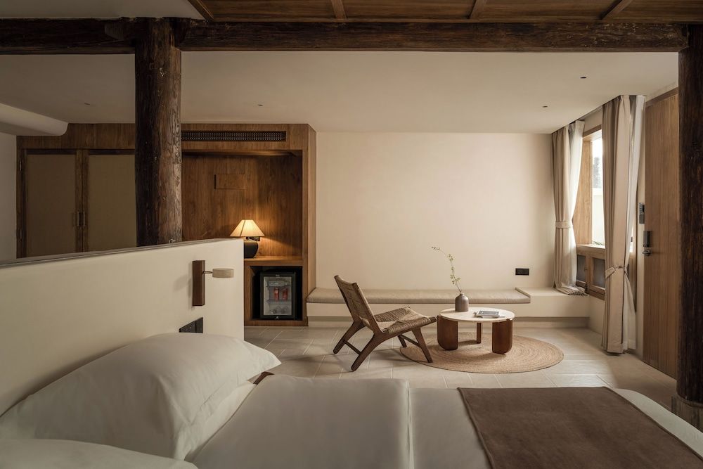 Dali City Shijing Boutique Homestay Classic Single Room, 1 King Bed, Private Bathroom, Garden View