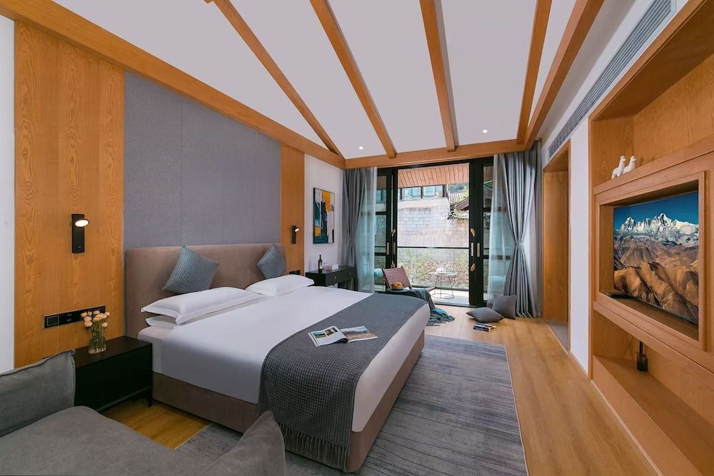 Yueyangli Garden Hotel Classic Double Room, Garden View 4