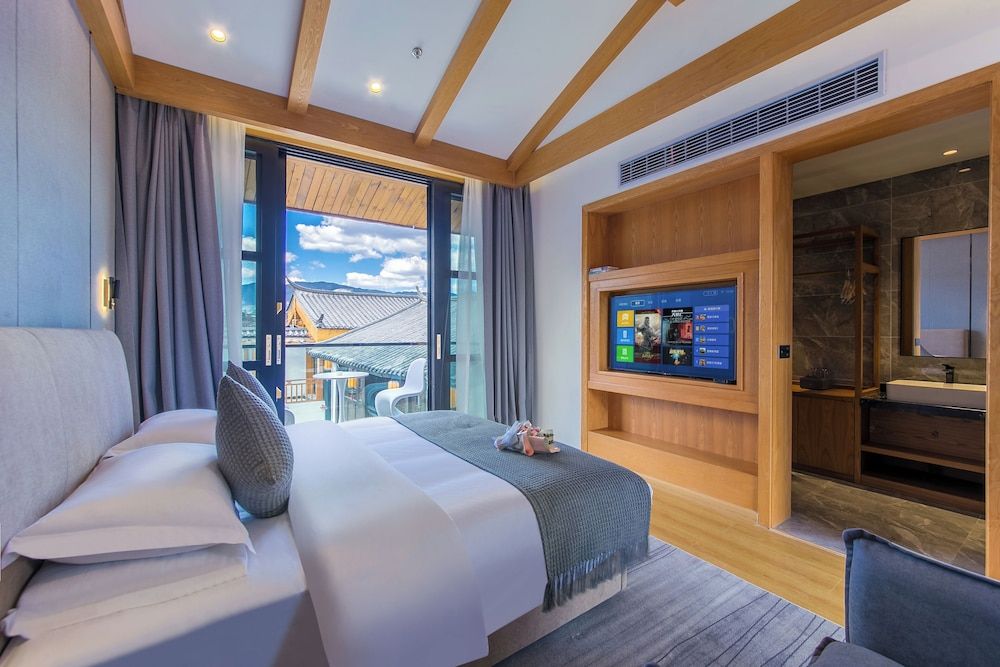 Yueyangli Garden Hotel Classic Double Room, Garden View 2