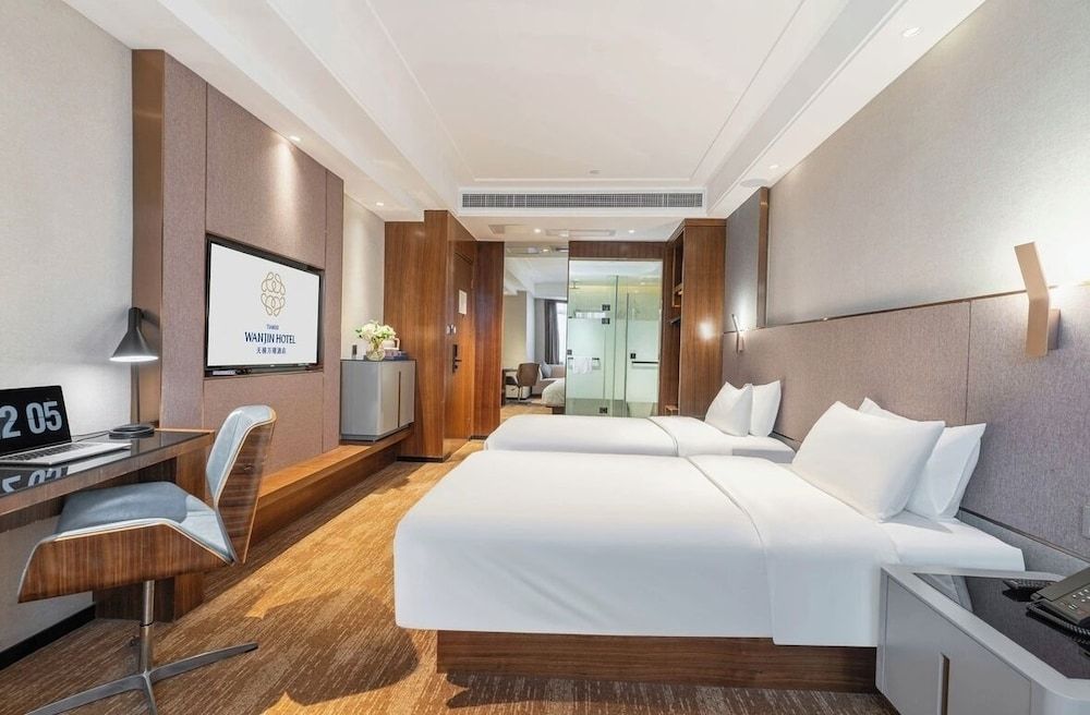 WANJIN HOTEL-Yongbin Overpass Subway Business Twin Room 2