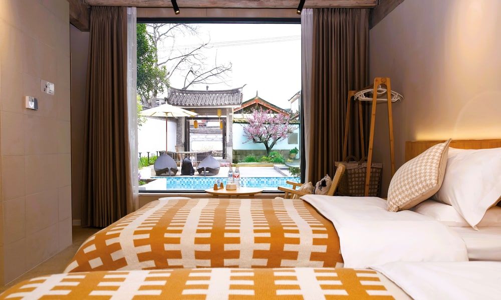 Jinghua Inn Classic Twin Room, Garden View 2
