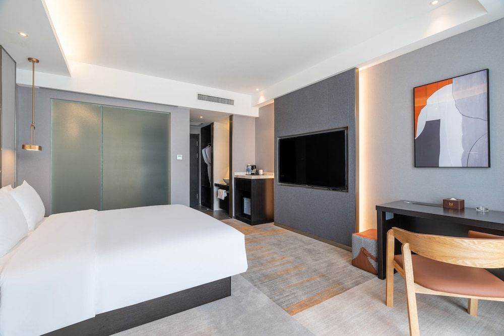 World Hote tengzhou Municipal Government Classic Double Room, City View 3