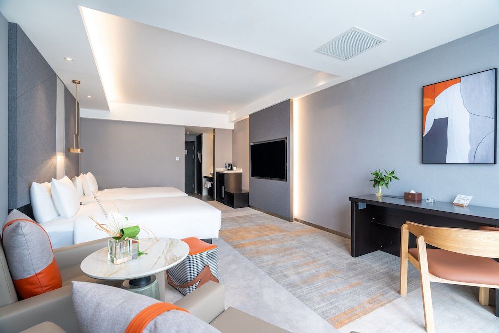 World Hote tengzhou Municipal Government Classic Twin Room 3