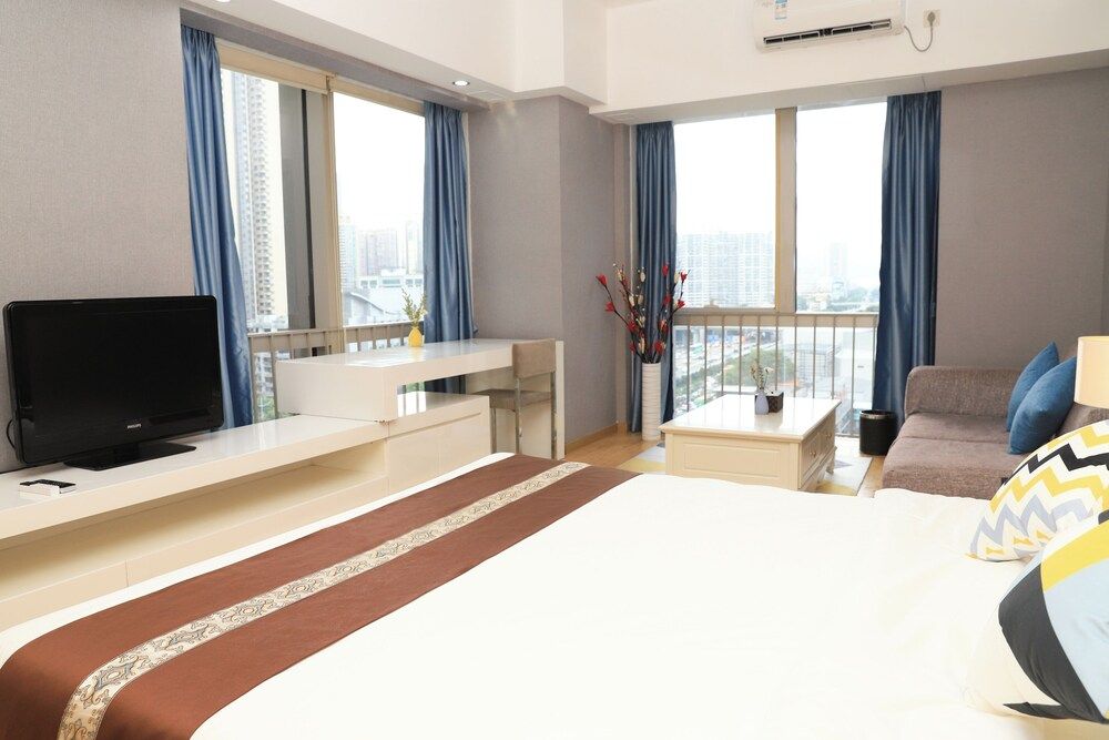 Jiayuan Executive ApartHotel Guangzhou Wuyangcun Metro Station Zhujiang New Town Branch Basic Double Room, City View 5