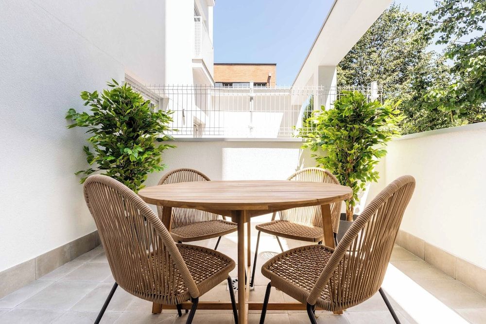 One-Bedroom Apartment with Private Patio