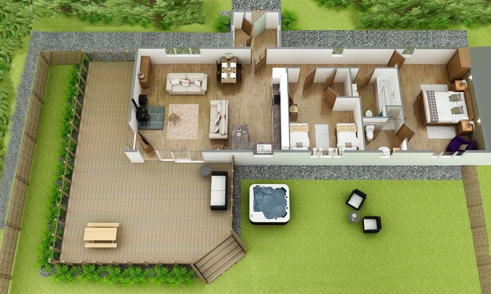 Deluxe Cottage, 2 Bedrooms (Groose Hoose)
