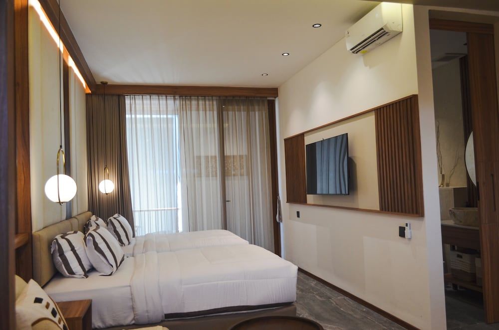 Comfort Studio, 2 Twin Beds, Kitchen