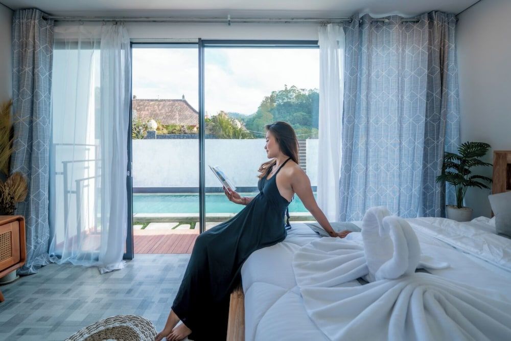 Heaven House Kintamani Double Room, Pool View 17