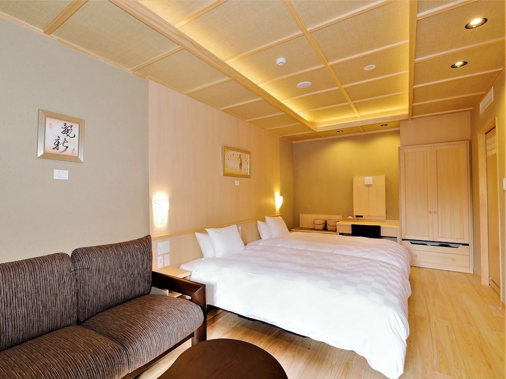 open-air bath Western-style twin room