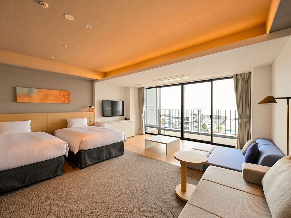 Twin Room, Balcony, Ocean View (with Kobe Suma Sea World tickets)