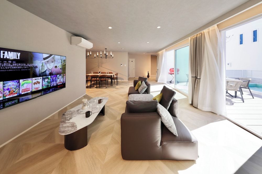 Building D, Max 12 guests (Swimming pool, Jetted tub, Hot spring, Sauna) Non Smoking