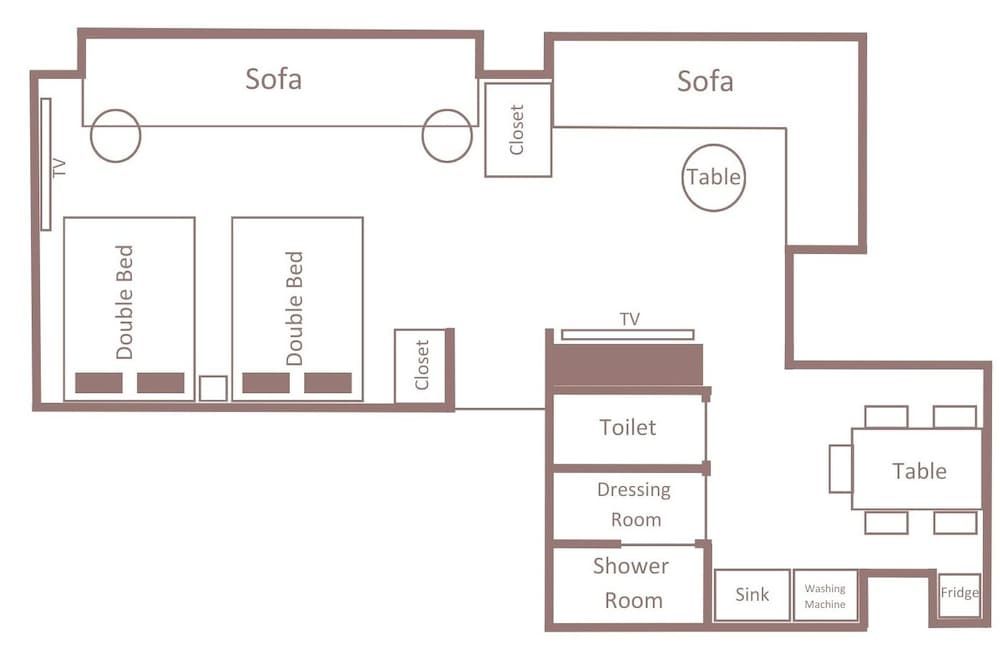 Minn Sapporo Odori W18 Station Deluxe Apartment, 2 Bedrooms 10