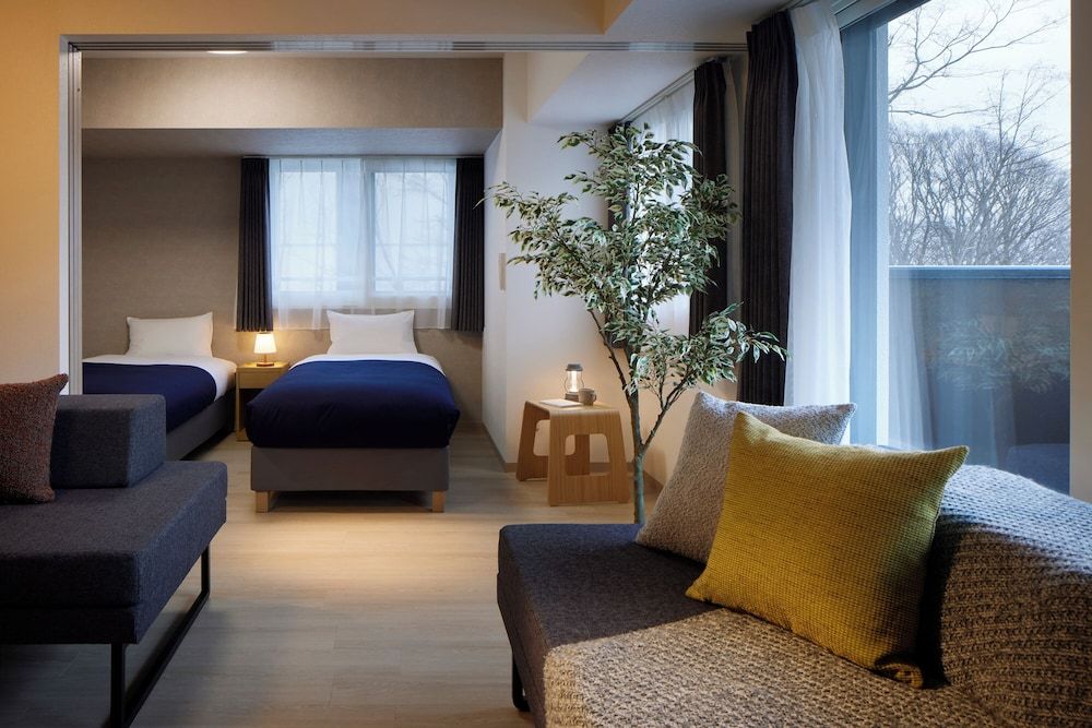 Minn Kitahiroshima Station East Executive Apartment, 2 Bedrooms, Sauna 6