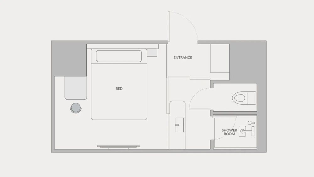 Room layout blue print