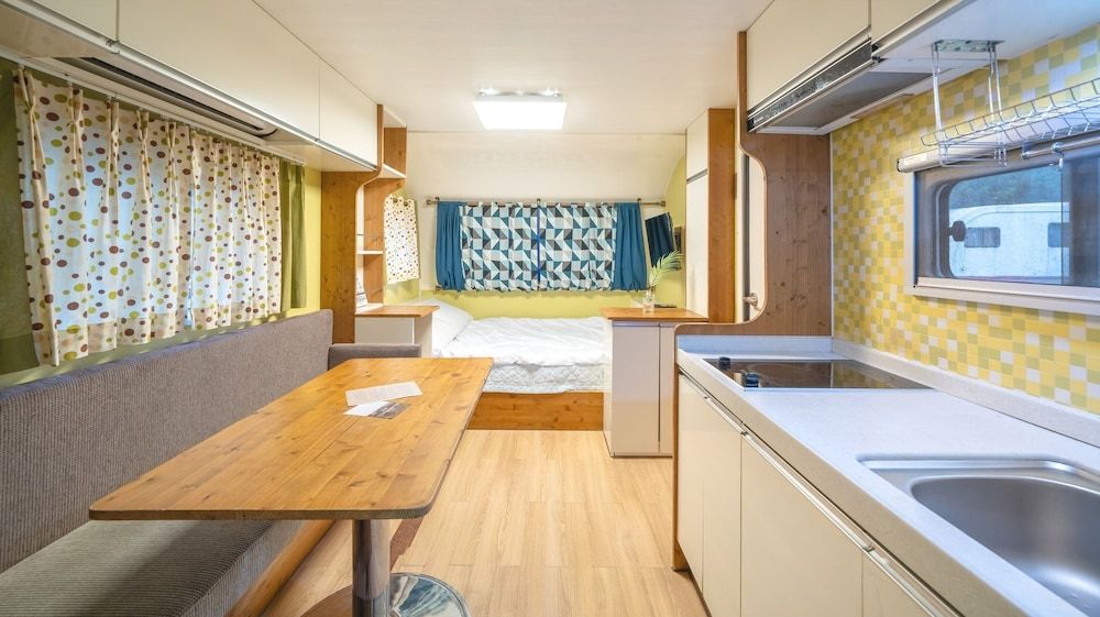 Gapeyong Fourseason Pet Glamping Caravan Basic Room, 1 Bedroom (Caravan6(Private BBQ)) 5