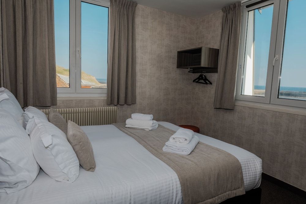 Chambre double, belle vue sur le port
