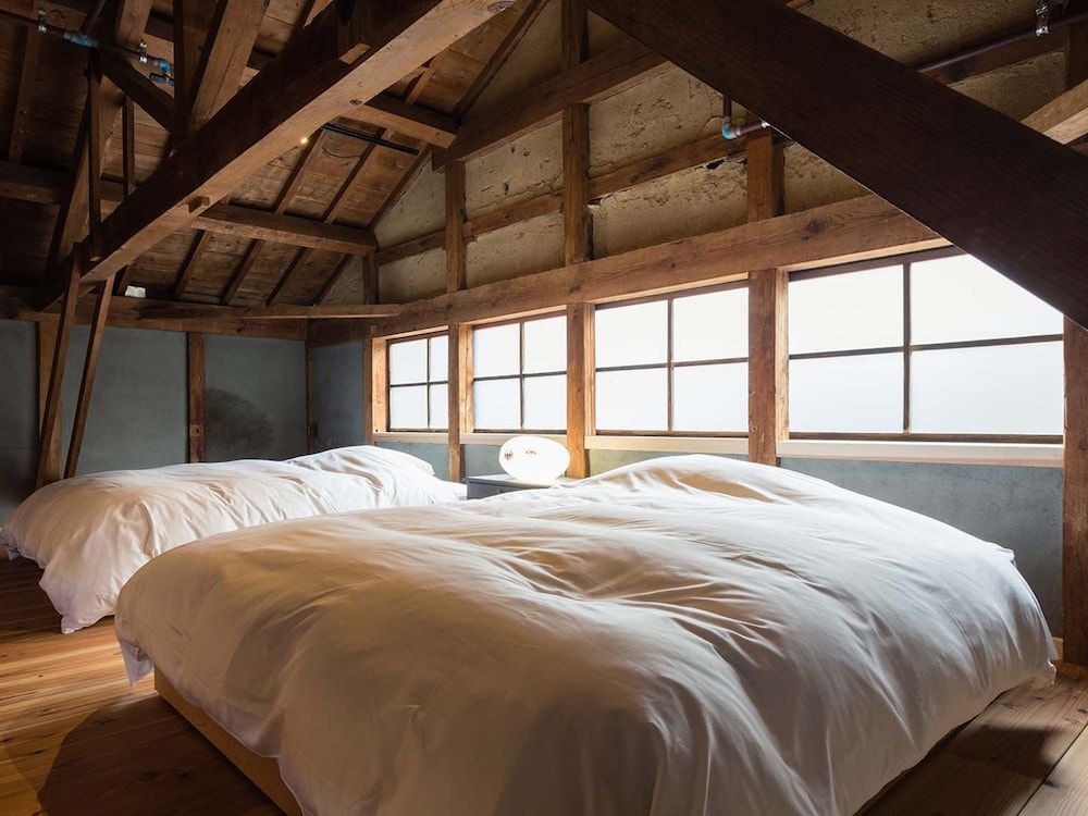 Room, 64sqm, Max. 5 people, 4 Double beds + 1 Extra futon, Non Smoking